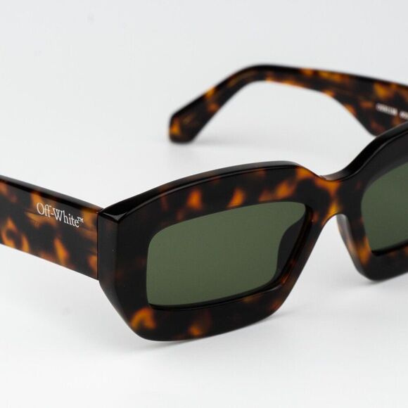 Off-White CHARLOTTE Women Sunglasses Havana Green Rectangle OERI138 CHARLOTTE main image 5